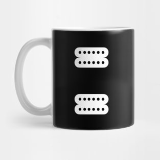 Les Paul Pickups - double white Mug